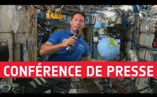 Press conference of Thomas Pesquet from the ISS (in French)