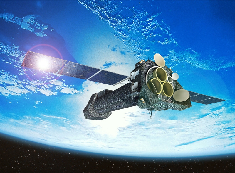 Le satellite XMM-Newton scrute les sources de rayons X de l&#039;Univers depuis 1999. Crédits : ESA.